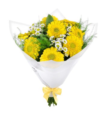 Sarı Gerbera Buket